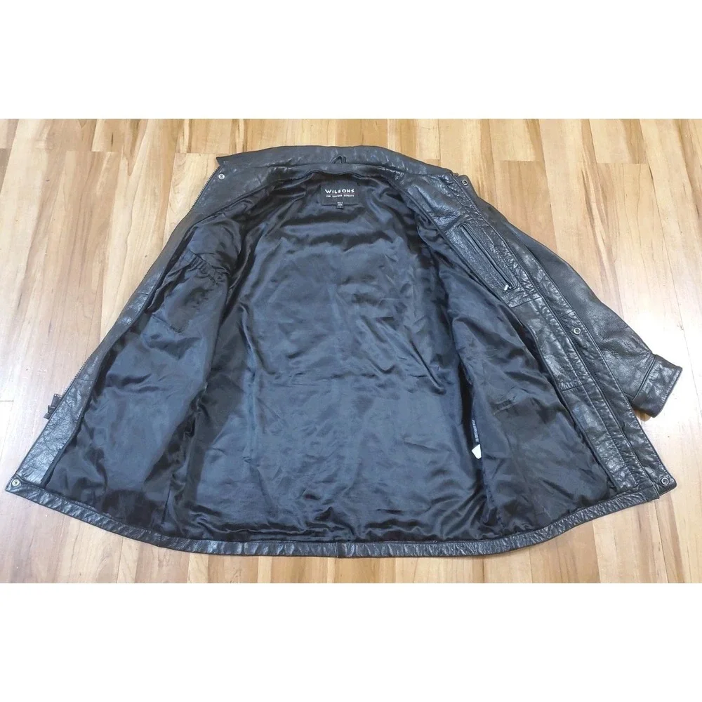 Wilsons Thinsulate‎ Ultra Insulated Leather Jacket MISSING Liner & Belt Mens L